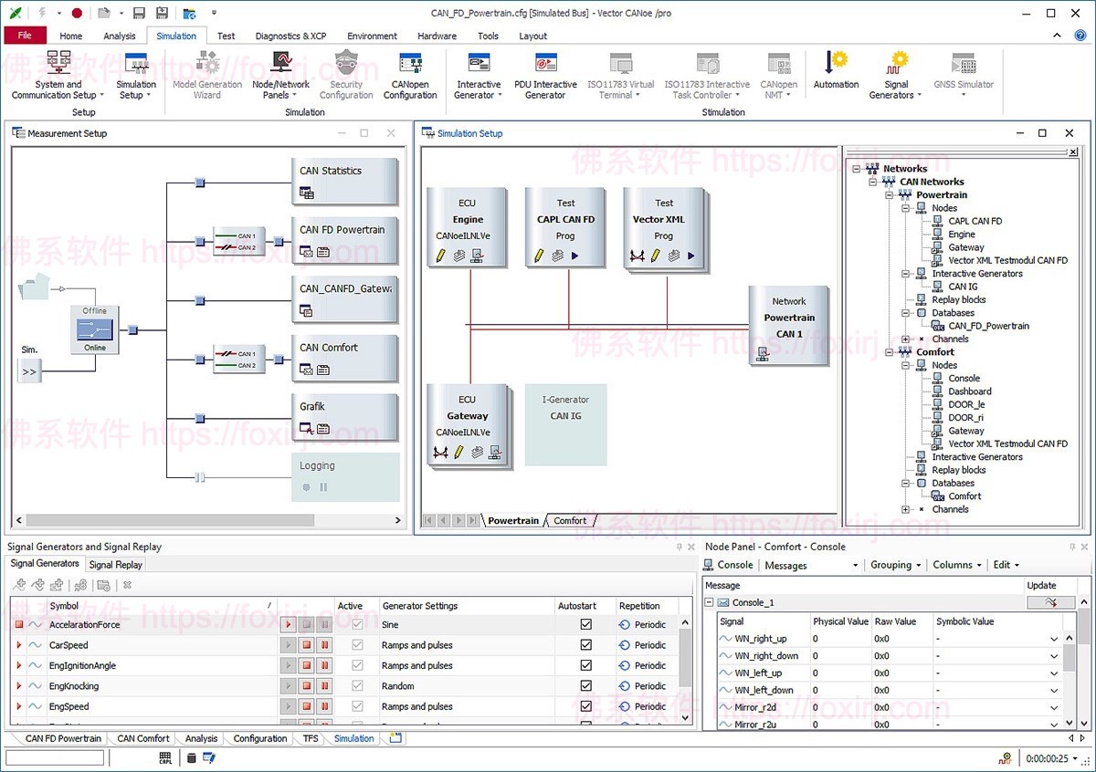 CANoe 18 SP4 汽车CAN总线开发环境-佛系软件 CANoe 18 SP4 汽车CAN总线开发环境-佛系软件