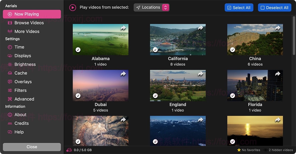 Aerial 3.6.3 高清鸟瞰图屏保-佛系软件 Aerial 3.6.3 高清鸟瞰图屏保-佛系软件
