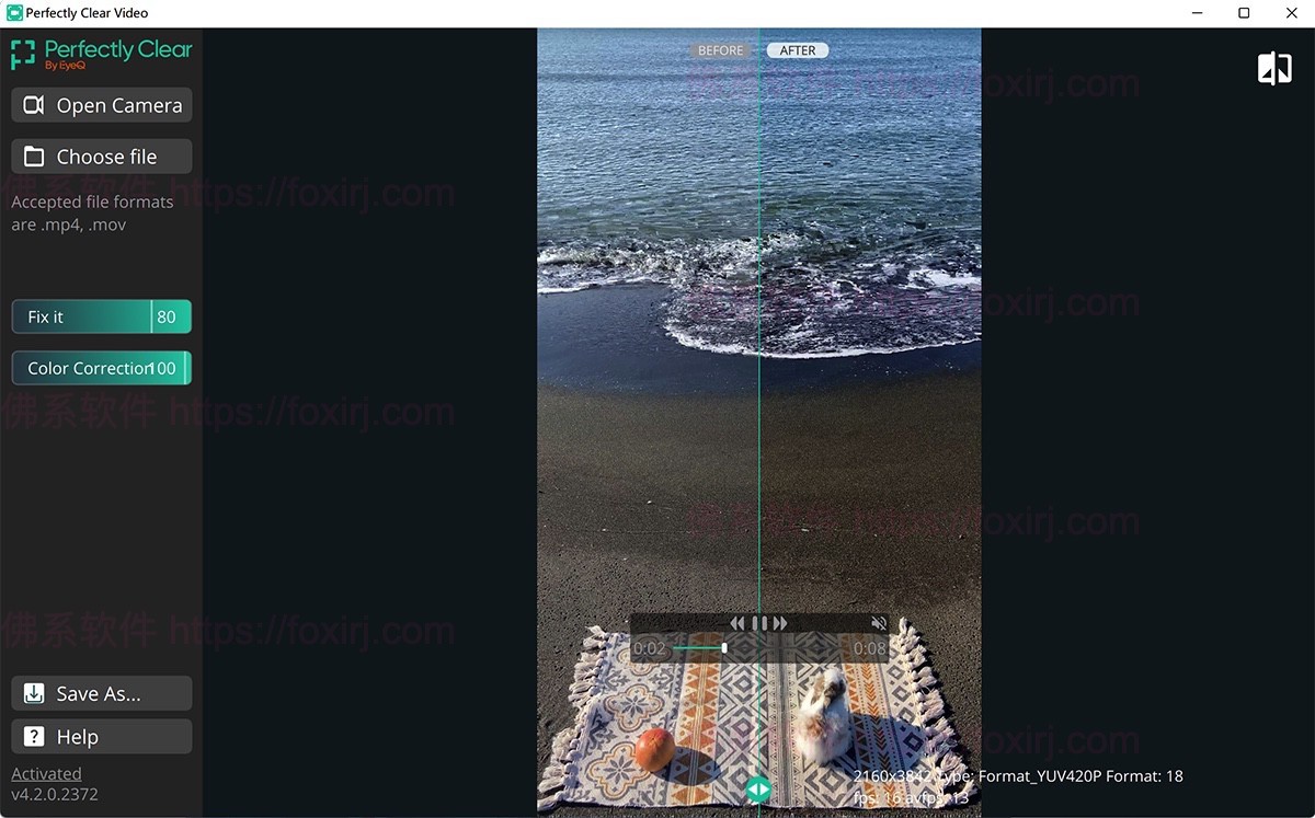 Perfectly Clear Video 4.6.1.2701 AI视频清晰化处理-佛系软件 Perfectly Clear Video 4.6.1.2701 AI视频清晰化处理-佛系软件