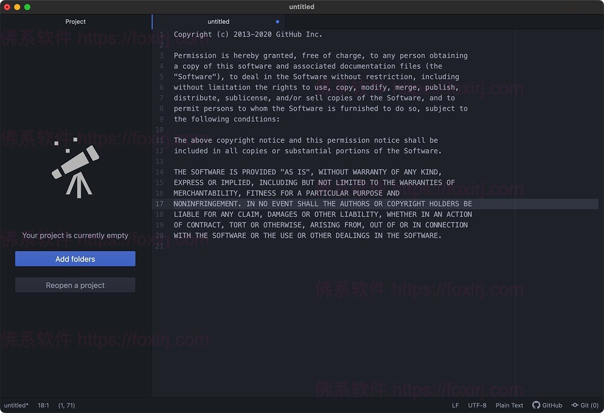 Atom 1.60.0 代码编辑器-佛系软件 Atom 1.60.0 代码编辑器-佛系软件