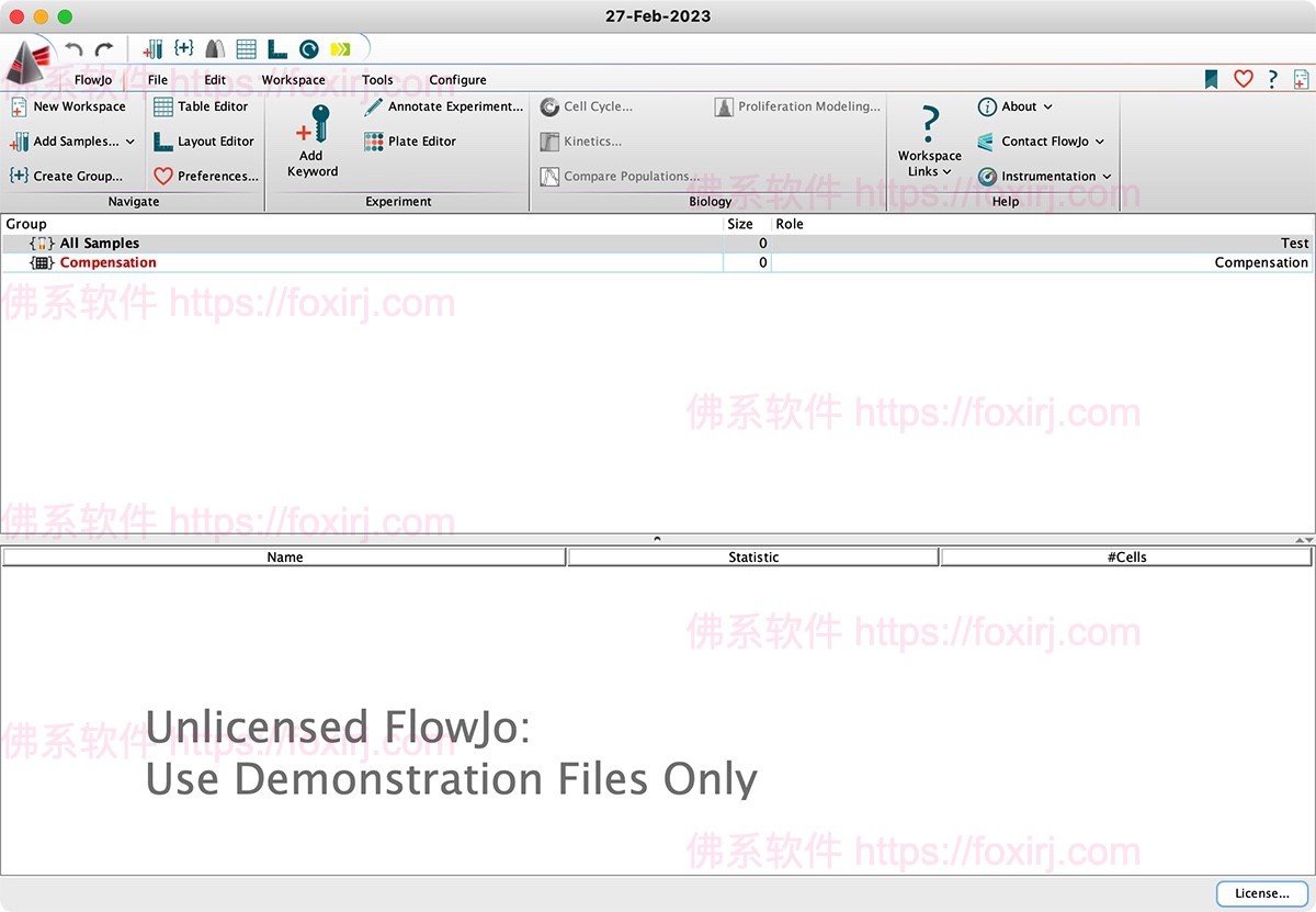 FlowJo 10.4.0 流式细胞分析-佛系软件 FlowJo 10.4.0 流式细胞分析-佛系软件