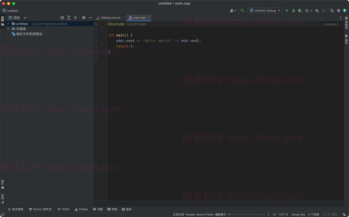 JetBrains CLion 2025.2.2 C/C++集成开发环境-佛系软件 JetBrains CLion 2025.2.2 C/C++集成开发环境-佛系软件