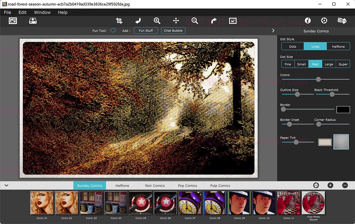 JixiPix Pop Dot Comics 2.11 照片转漫画-佛系软件 JixiPix Pop Dot Comics 2.11 照片转漫画-佛系软件