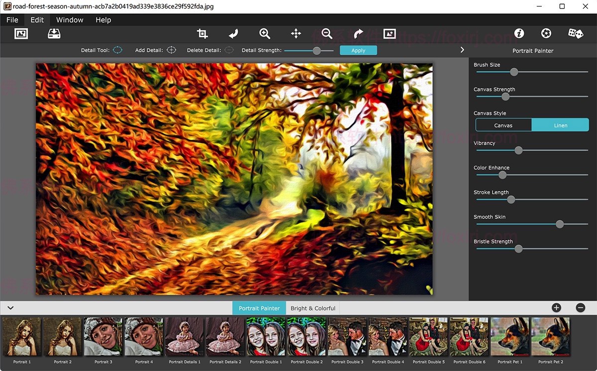 JixiPix Portrait Painter 1.37 照片转油画效果