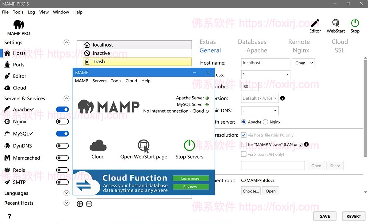 MAMP PRO 5.0.6.7029 Web服务器集成开发环境
