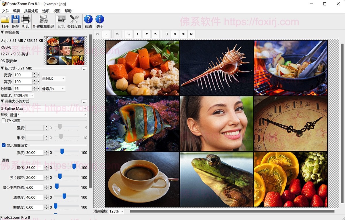 PhotoZoom Pro 9.0.2 +PS插件 图片无损缩放-佛系软件 PhotoZoom Pro 9.0.2 +PS插件 图片无损缩放-佛系软件