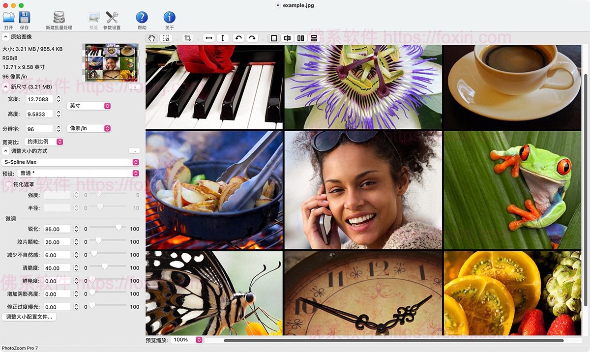PhotoZoom Pro 7.1.0 图片无损缩放-佛系软件 PhotoZoom Pro 7.1.0 图片无损缩放-佛系软件
