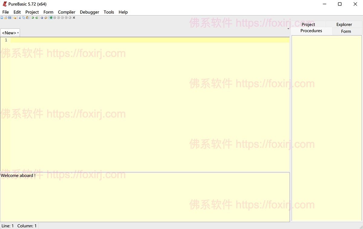 PureBasic 6.21 BASIC语言编辑器