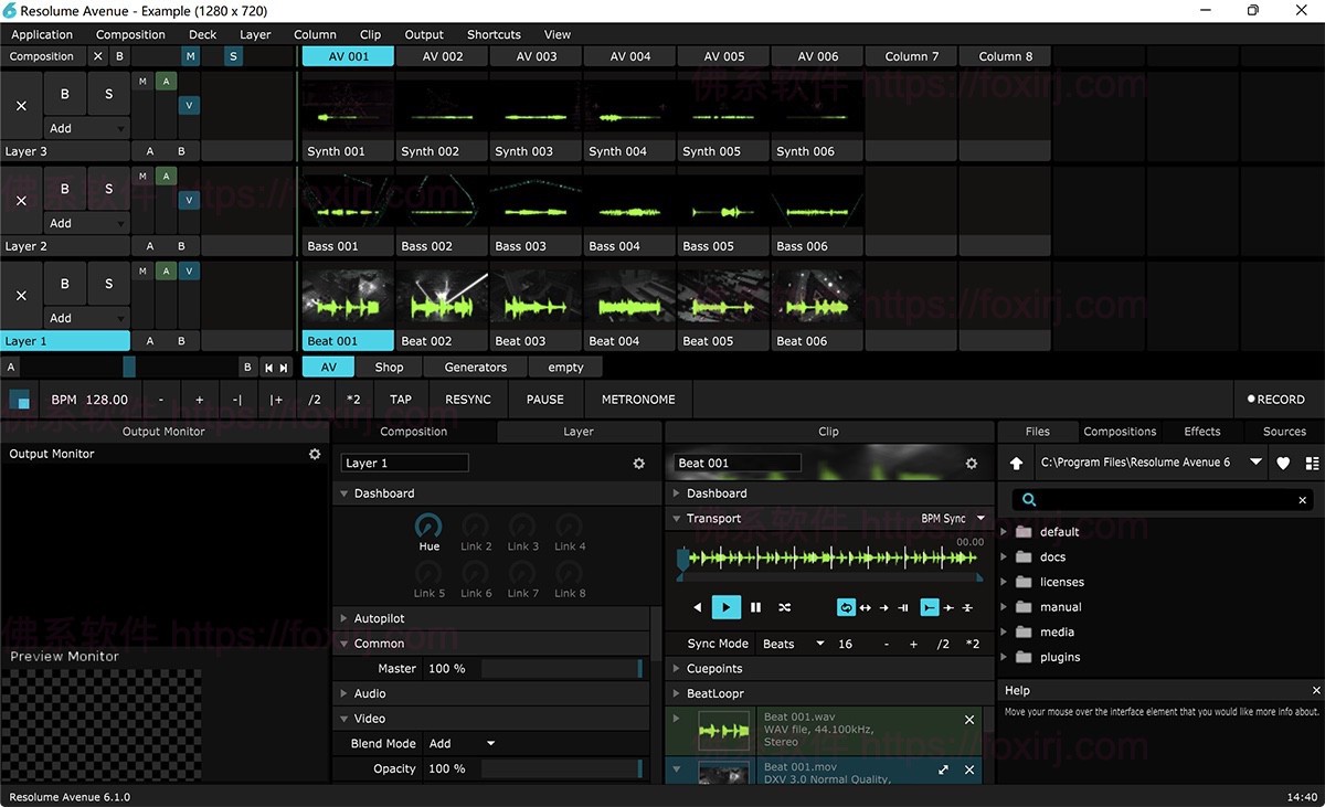 Resolume Avenue 7.22.2.42470 VJ调试-佛系软件 Resolume Avenue 7.22.2.42470 VJ调试-佛系软件