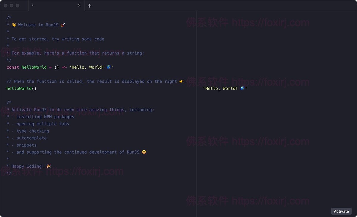 RunJS Pro 3.1.2 JavaScript代码编辑器-佛系软件 RunJS Pro 3.1.2 JavaScript代码编辑器-佛系软件