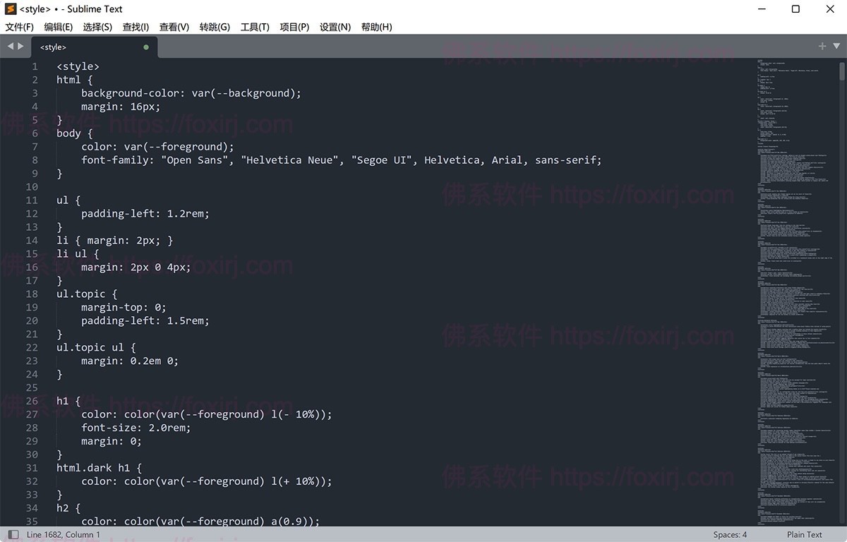 Sublime Text 4.0.4200 代码编辑器