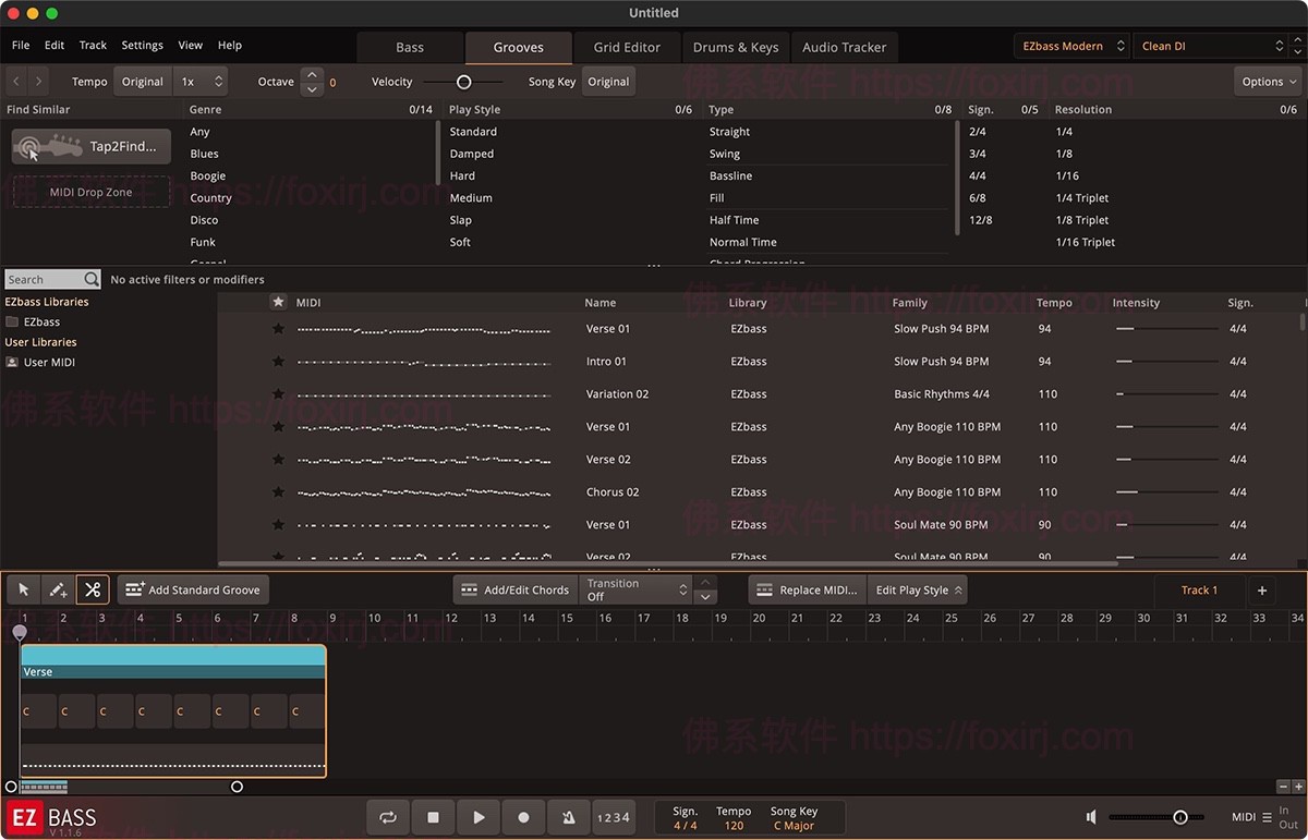 Toontrack EZBass 1.3.2 虚拟低音贝斯-佛系软件 Toontrack EZBass 1.3.2 虚拟低音贝斯-佛系软件
