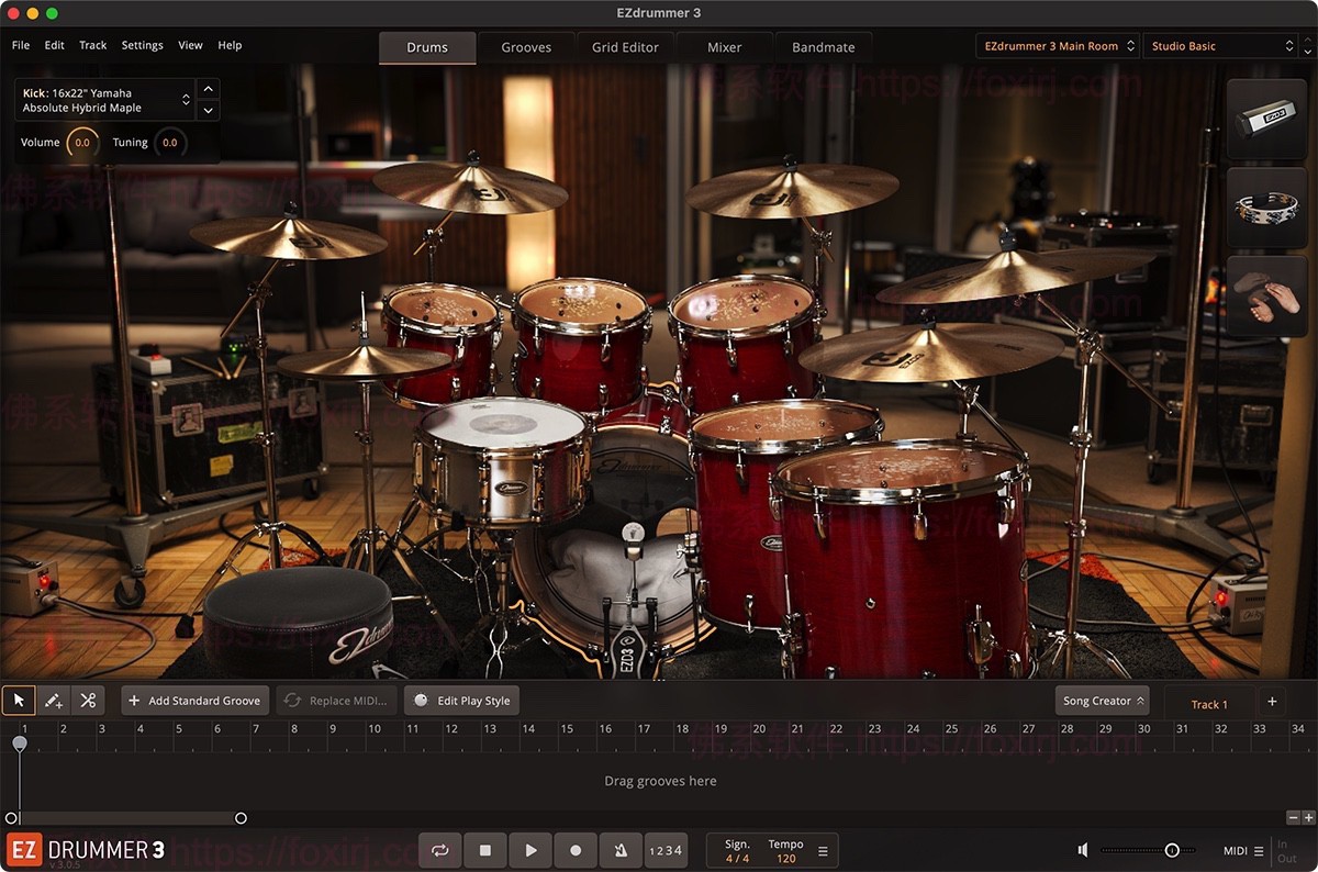 Toontrack EZdrummer 3.1.1 +Core Library 虚拟鼓音乐制作-佛系软件 Toontrack EZdrummer 3.1.1 +Core Library 虚拟鼓音乐制作-佛系软件