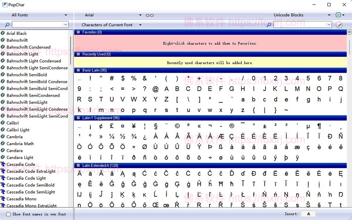 PopChar 8.7 特殊字符管理-佛系软件 PopChar 8.7 特殊字符管理-佛系软件