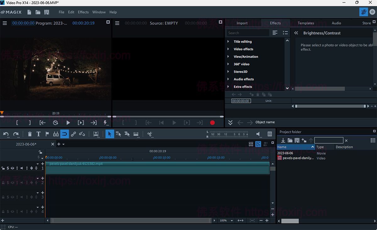 MAGIX Video Pro X17 23.0.1.267 视频编辑处理