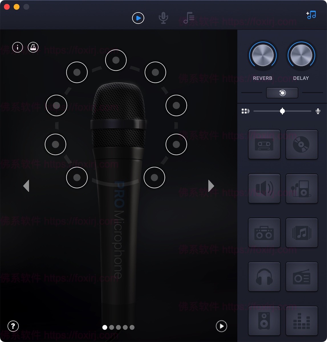 Pro Microphone 4.8.3 MAS 麦克风音乐录制-佛系软件 Pro Microphone 4.8.3 MAS 麦克风音乐录制-佛系软件