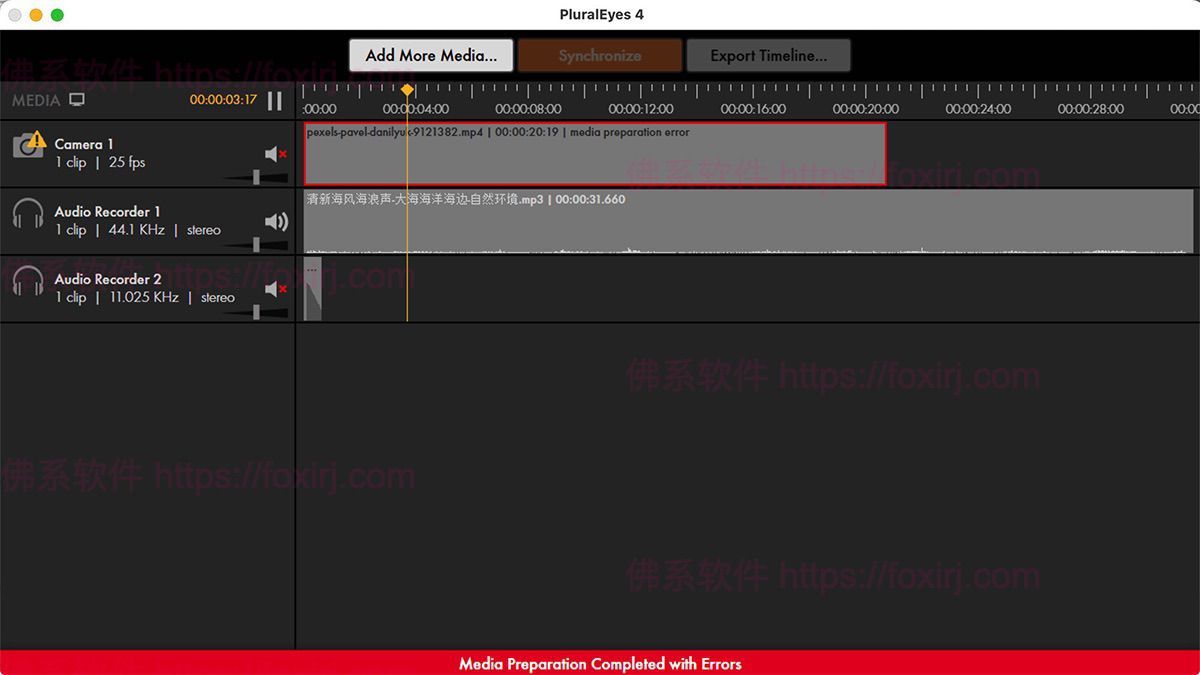 Red Giant PluralEyes 4.1.11 音视频同步调整-佛系软件 Red Giant PluralEyes 4.1.11 音视频同步调整-佛系软件