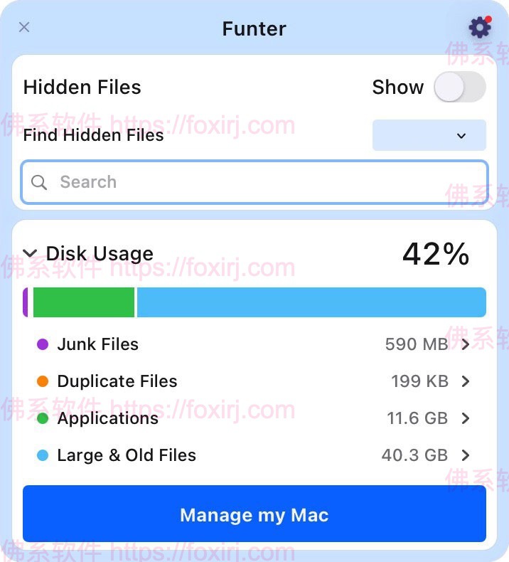 Funter 6.2.7 一键设置文件隐藏显示-佛系软件 Funter 6.2.7 一键设置文件隐藏显示-佛系软件