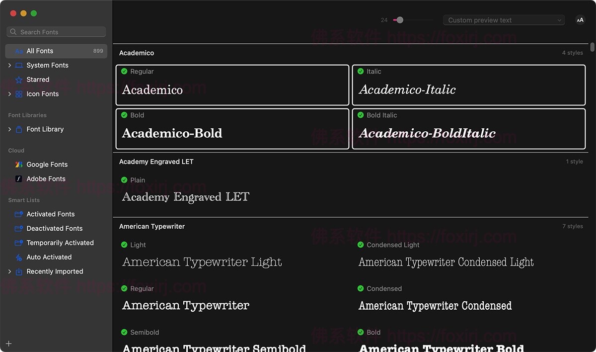 RightFont 9.6.0 字体管理设计-佛系软件 RightFont 9.6.0 字体管理设计-佛系软件