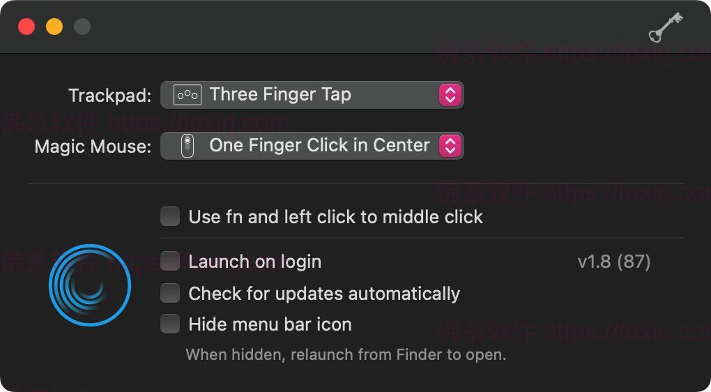 Middle 1.11 鼠标与触控板控制增强