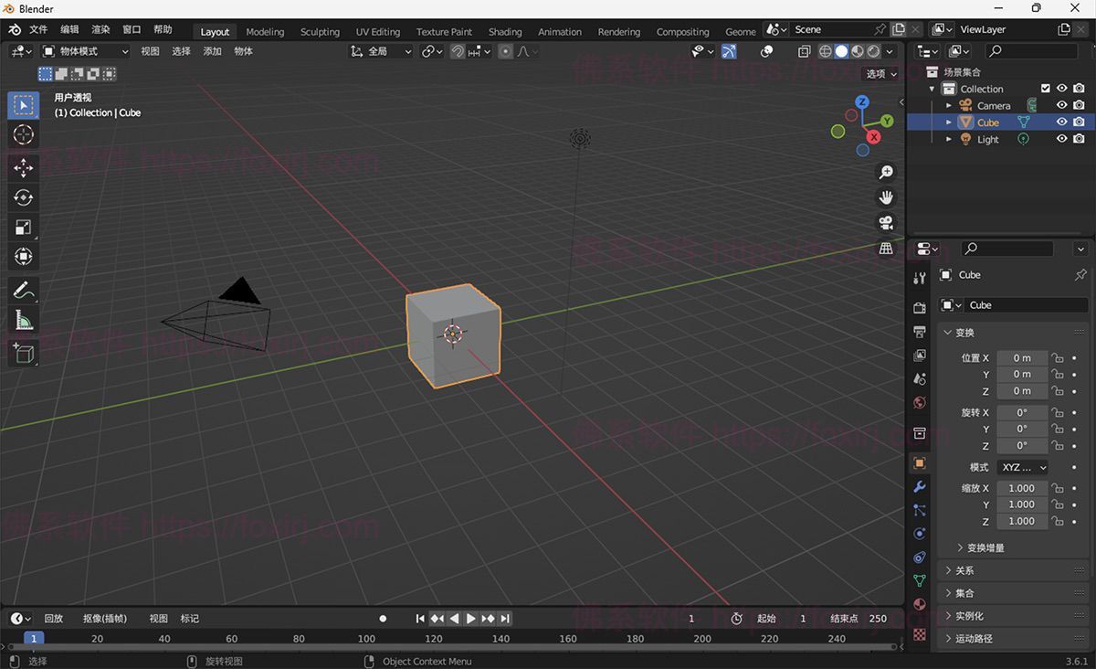 Blender 4.5.3 3D动画建模渲染设计-佛系软件 Blender 4.5.3 3D动画建模渲染设计-佛系软件