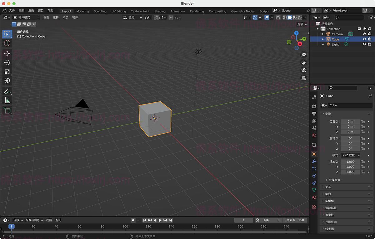 Blender 4.5.3 3D动画建模渲染设计