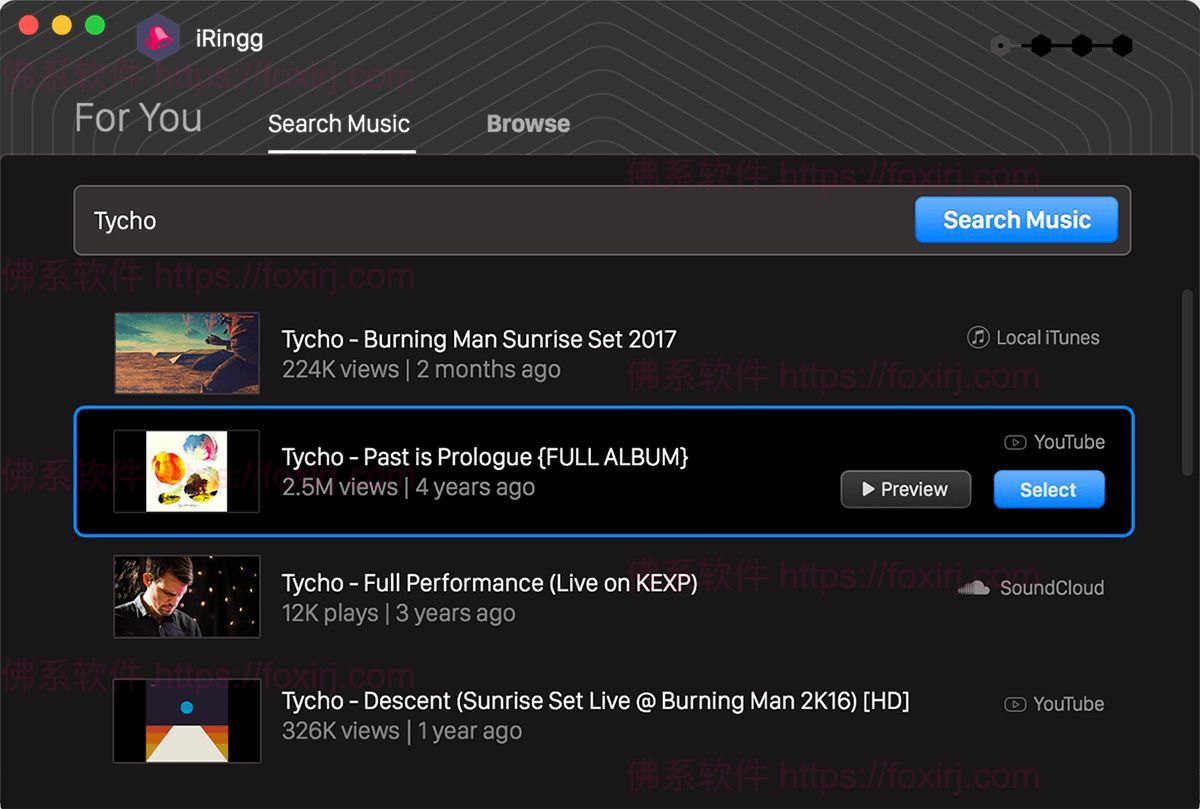 iRingg 4.0.16 iPhone铃声制作