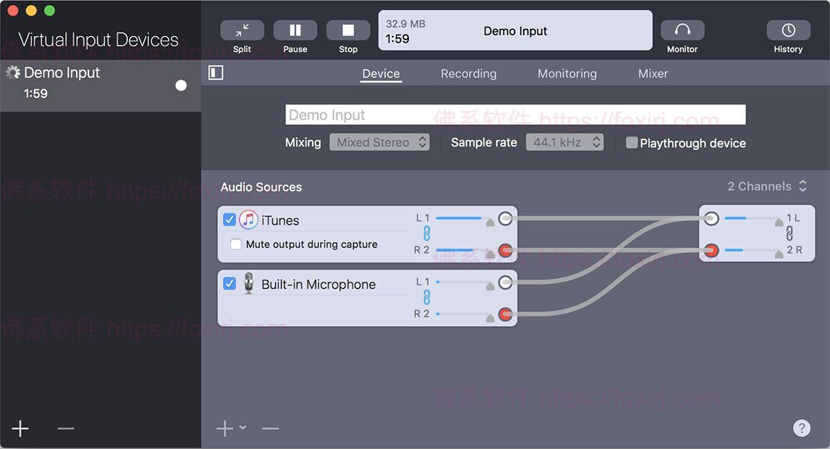 Sound Siphon 3.8.4 音频捕捉录制-佛系软件 Sound Siphon 3.8.4 音频捕捉录制-佛系软件