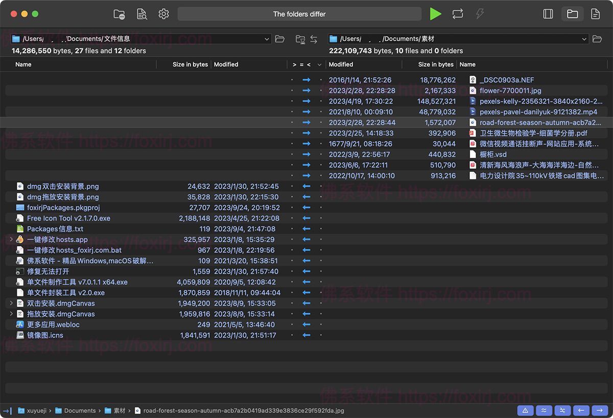 DirEqual 5.8.5.58521 文件夹比较-佛系软件 DirEqual 5.8.5.58521 文件夹比较-佛系软件