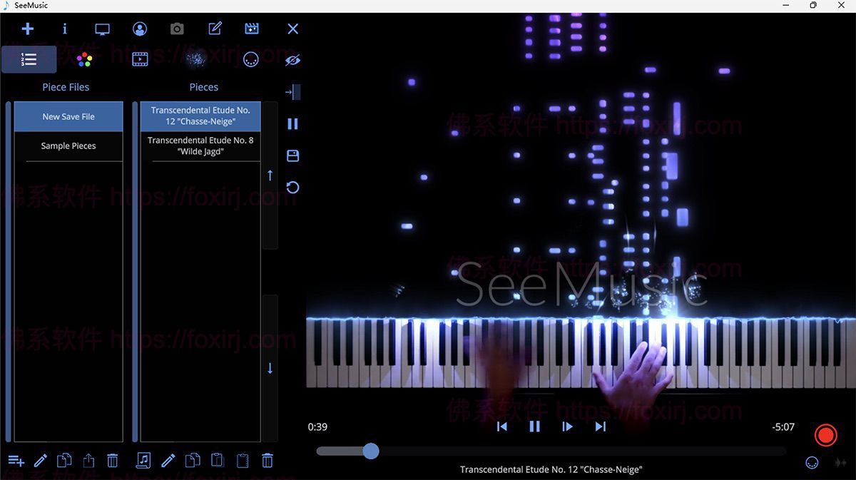 SeeMusic Pro 5.7.1 钢琴表演效果可视化-佛系软件 SeeMusic Pro 5.7.1 钢琴表演效果可视化-佛系软件