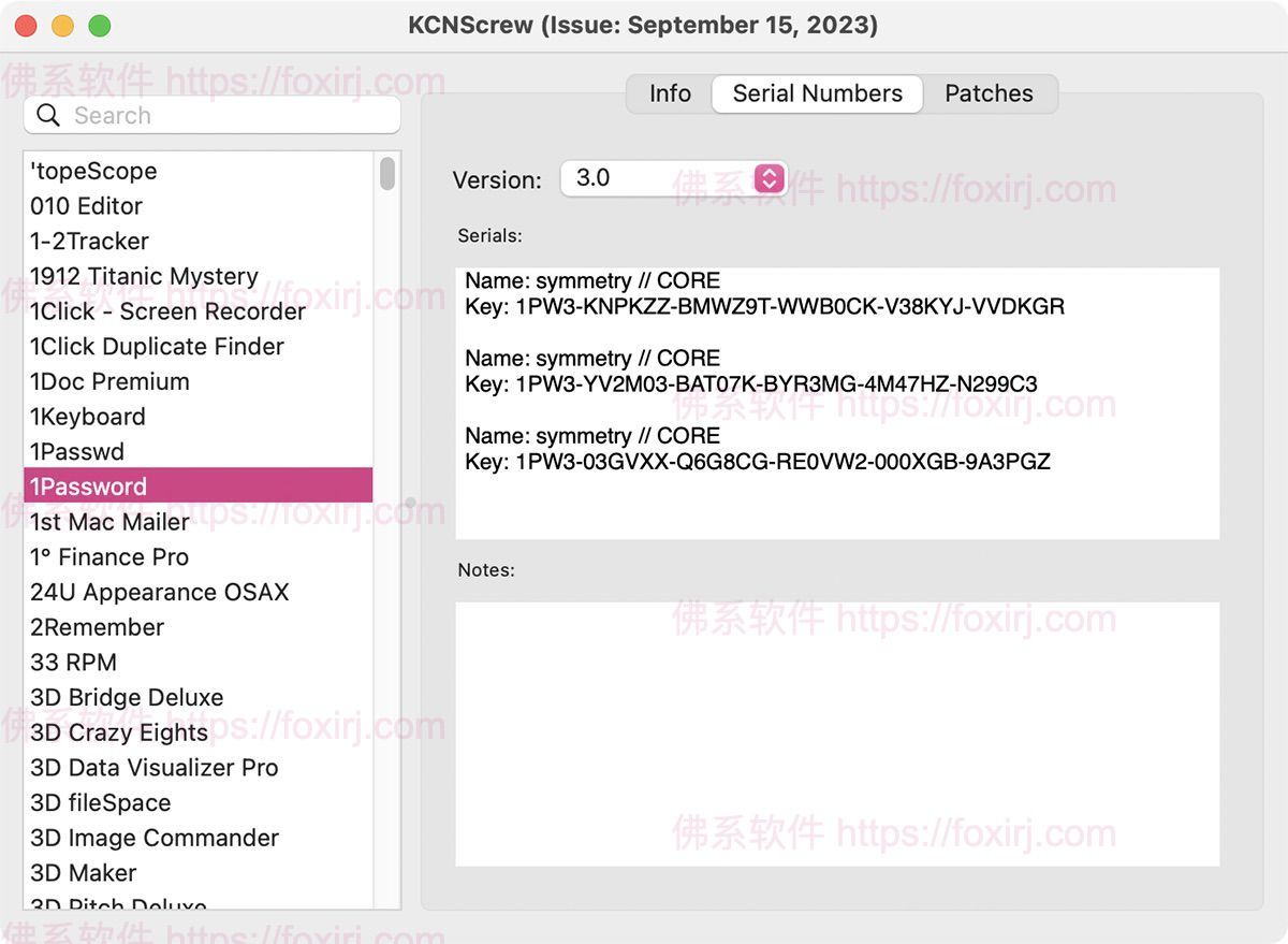 KCNcrew Pack 2025.07.15 Mac软件序列号查询