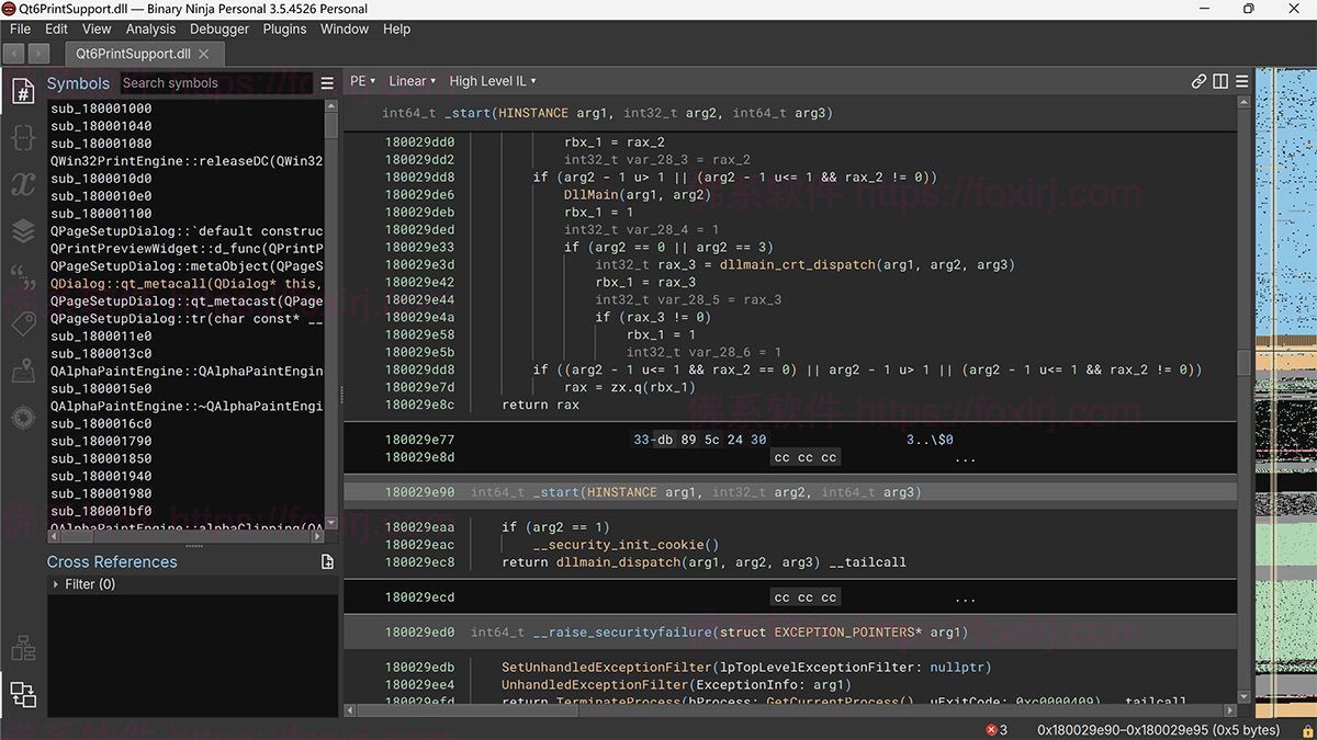 Binary Ninja Personal 5.1.8104 逆向编译调试