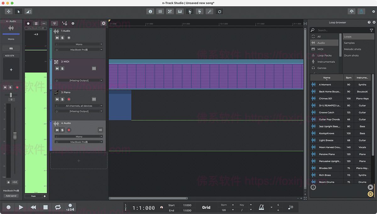 n-Track Studio Suite 10.2.2.10111 多轨音频制作-佛系软件 n-Track Studio Suite 10.2.2.10111 多轨音频制作-佛系软件