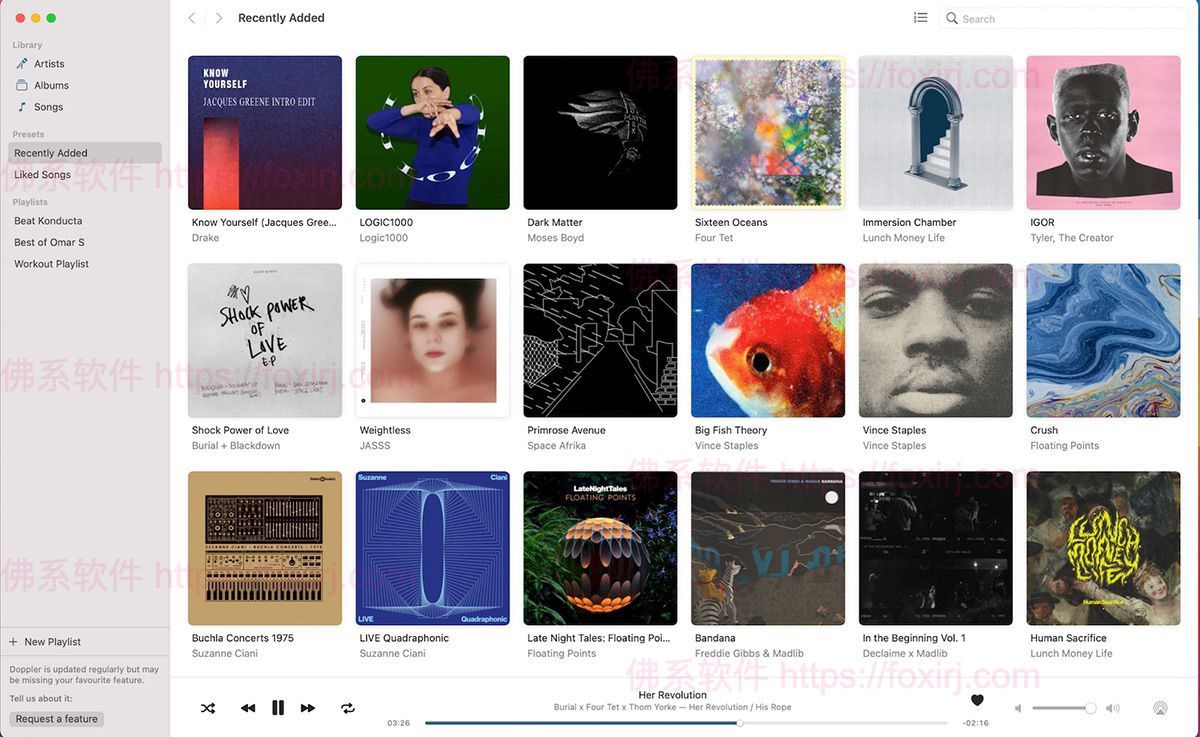 Doppler 2.1.22 音乐播放器-佛系软件 Doppler 2.1.22 音乐播放器-佛系软件