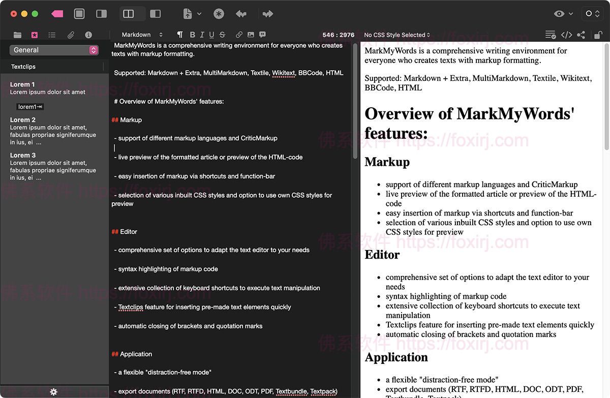 MarkMyWords 2.11.1 Markdown写作编辑