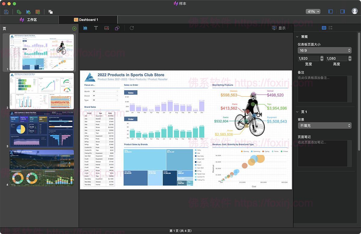 Navicat BI 2.1.9 MAS Navicat图表创建-佛系软件 Navicat BI 2.1.9 MAS Navicat图表创建-佛系软件
