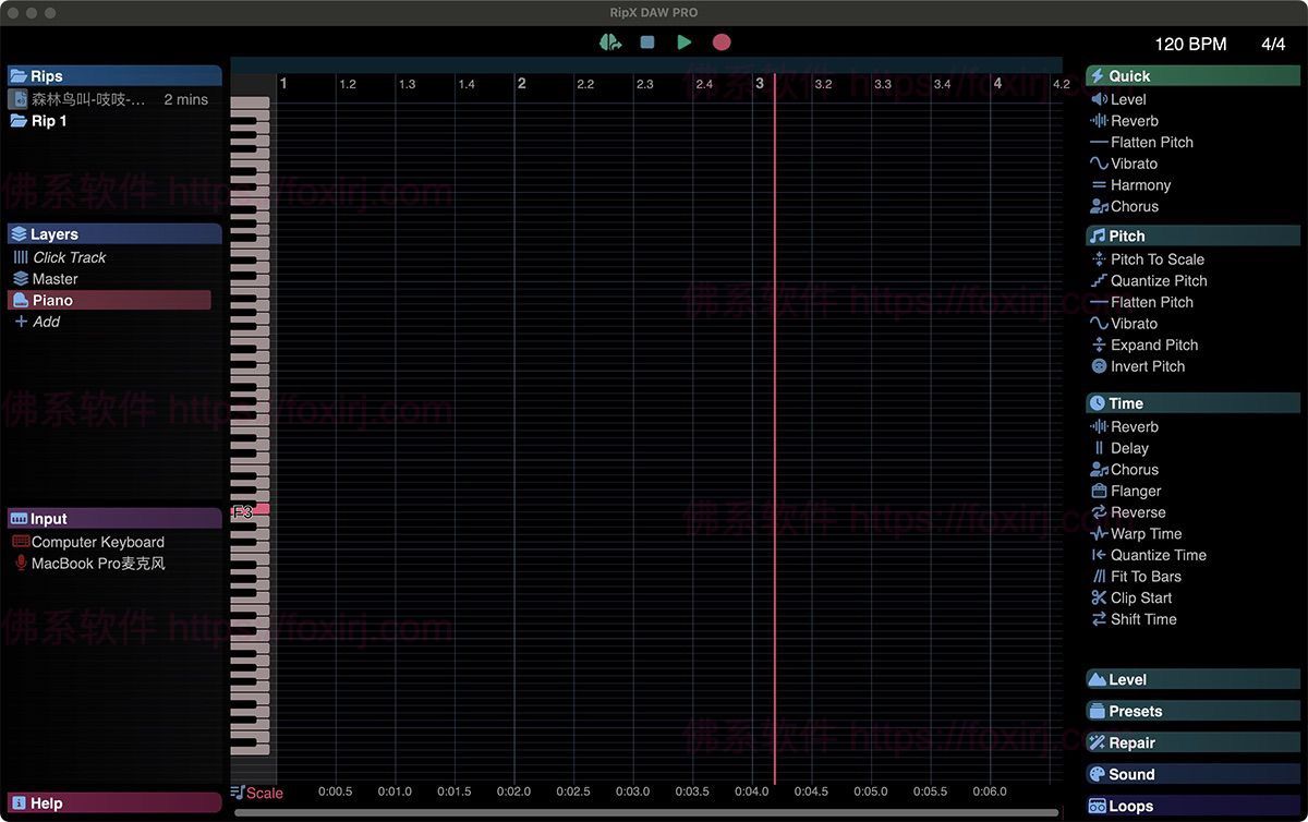 Hit'n'Mix RipX DAW PRO 7.5.1 音频编辑处理-佛系软件 Hit'n'Mix RipX DAW PRO 7.5.1 音频编辑处理-佛系软件