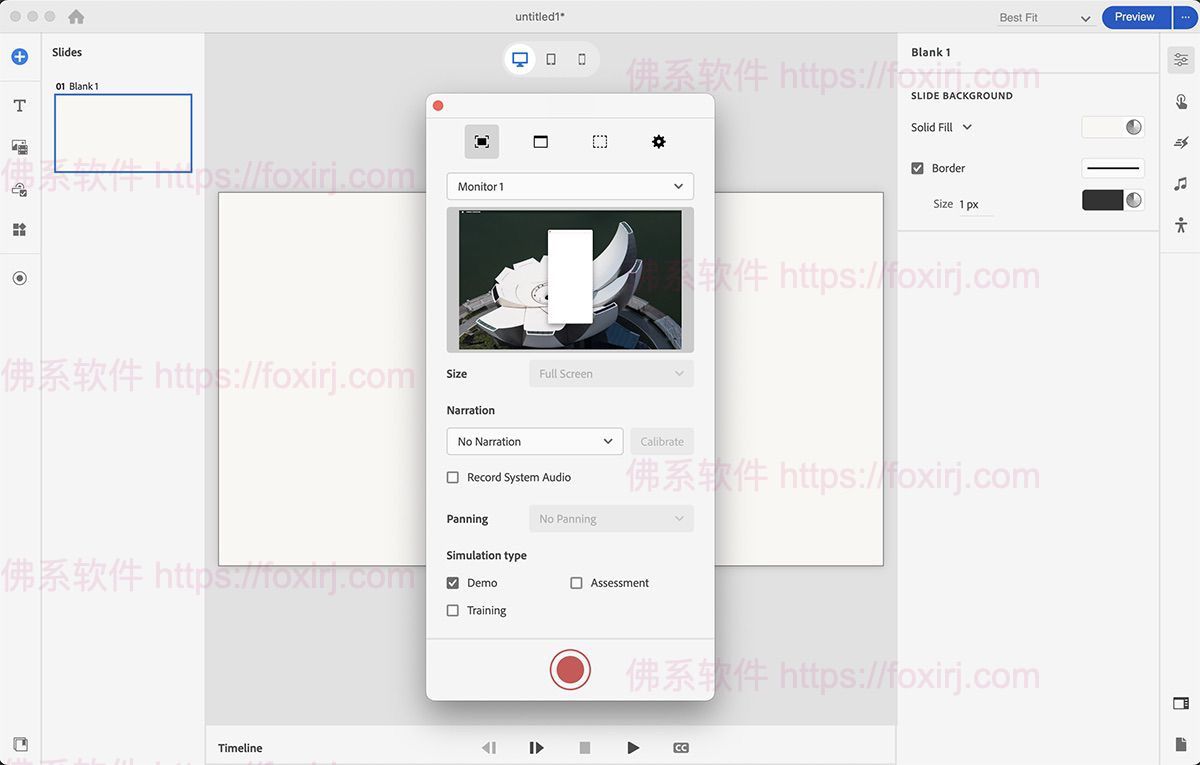 Adobe Captivate 12.2.0.19 屏幕录制演示-佛系软件 Adobe Captivate 12.2.0.19 屏幕录制演示-佛系软件