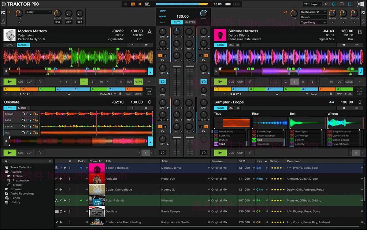 Native Instruments Traktor Pro 4.2.0.34 数字DJ混音-佛系软件 Native Instruments Traktor Pro 4.2.0.34 数字DJ混音-佛系软件