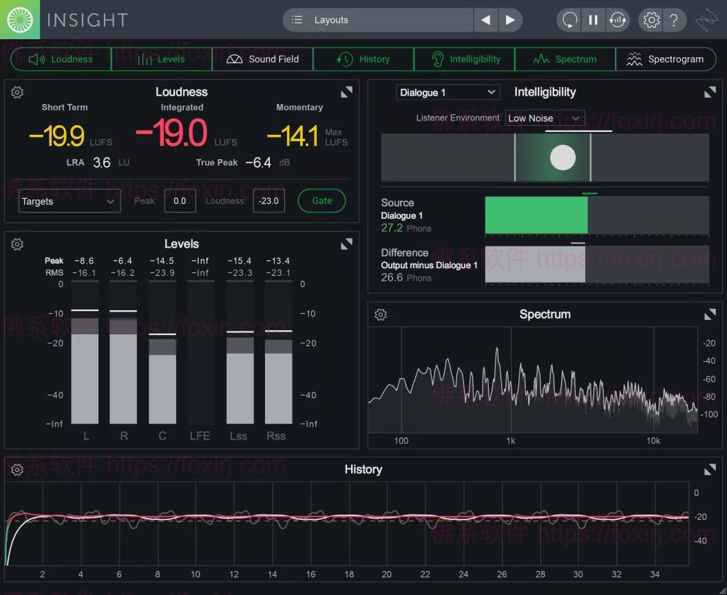 iZotope Insight Pro 2.6.0 音频分析与母带混音插件-佛系软件 iZotope Insight Pro 2.6.0 音频分析与母带混音插件-佛系软件