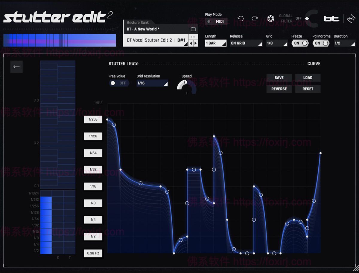 iZotope Stutter Edit 2.1.0 MIDI缓冲效果控制插件-佛系软件 iZotope Stutter Edit 2.1.0 MIDI缓冲效果控制插件-佛系软件
