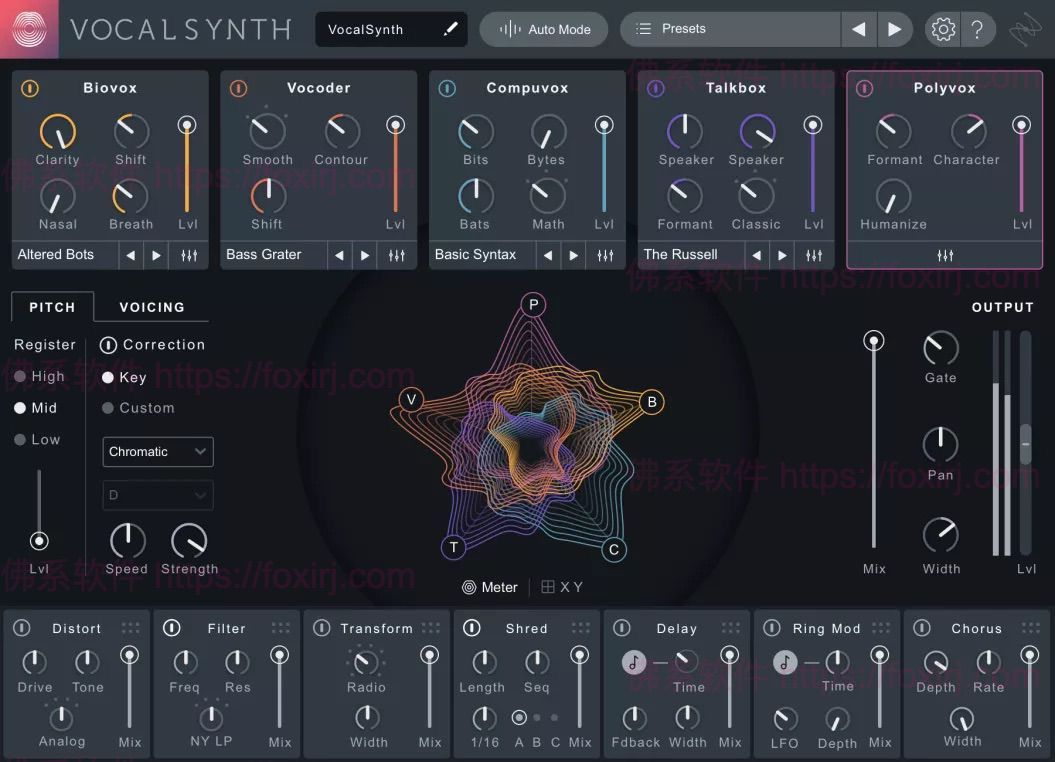 iZotope VocalSynth Pro 2.7.0 电音人声效果合成插件
