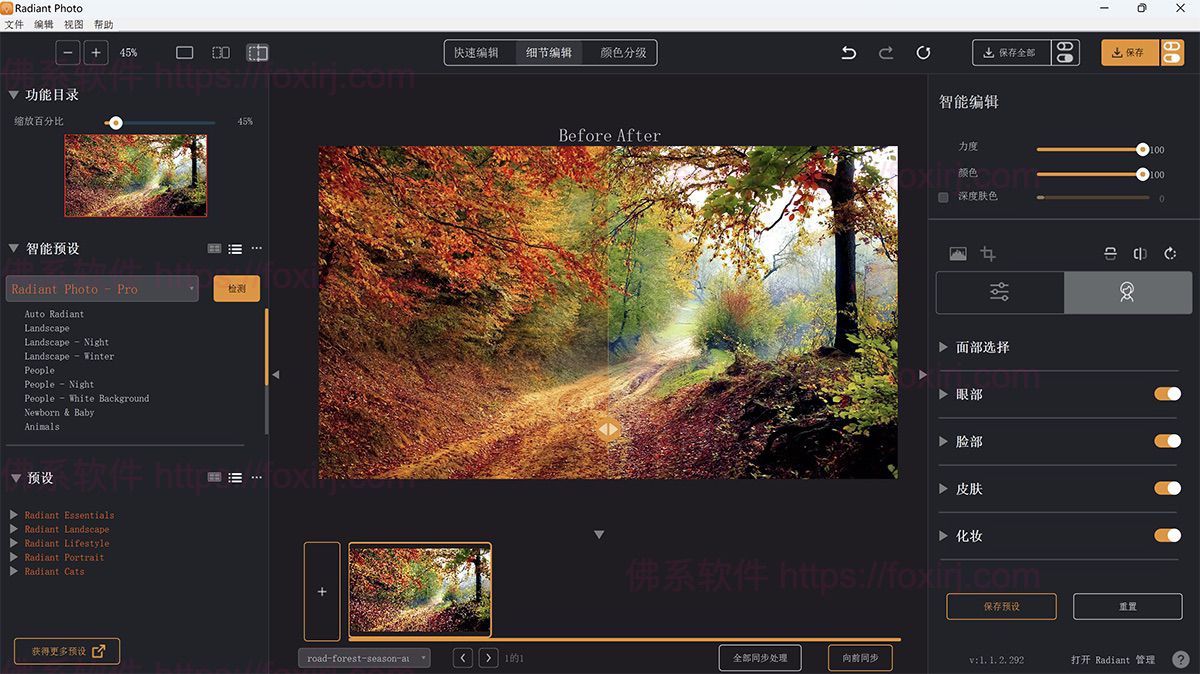 Radiant Photo 2.1.0.756 +扩展插件 图像AI增强修饰-佛系软件 Radiant Photo 2.1.0.756 +扩展插件 图像AI增强修饰-佛系软件