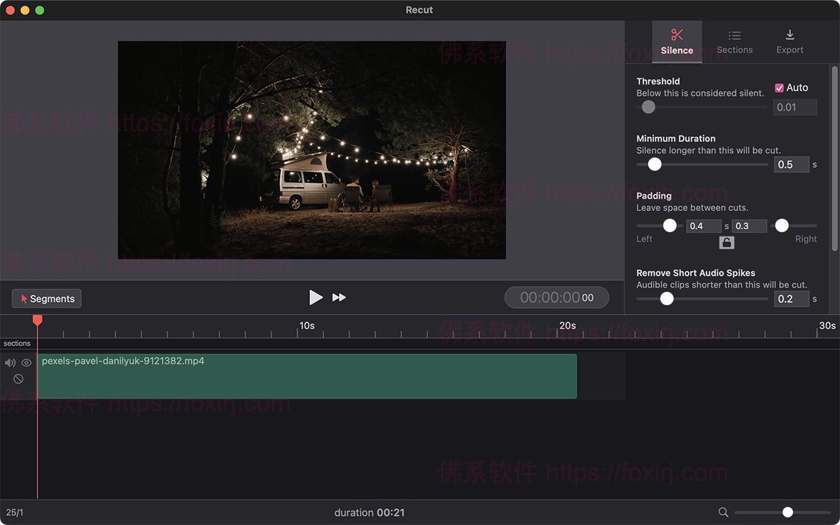 Recut 3.7.6 自动视频编辑处理-佛系软件 Recut 3.7.6 自动视频编辑处理-佛系软件