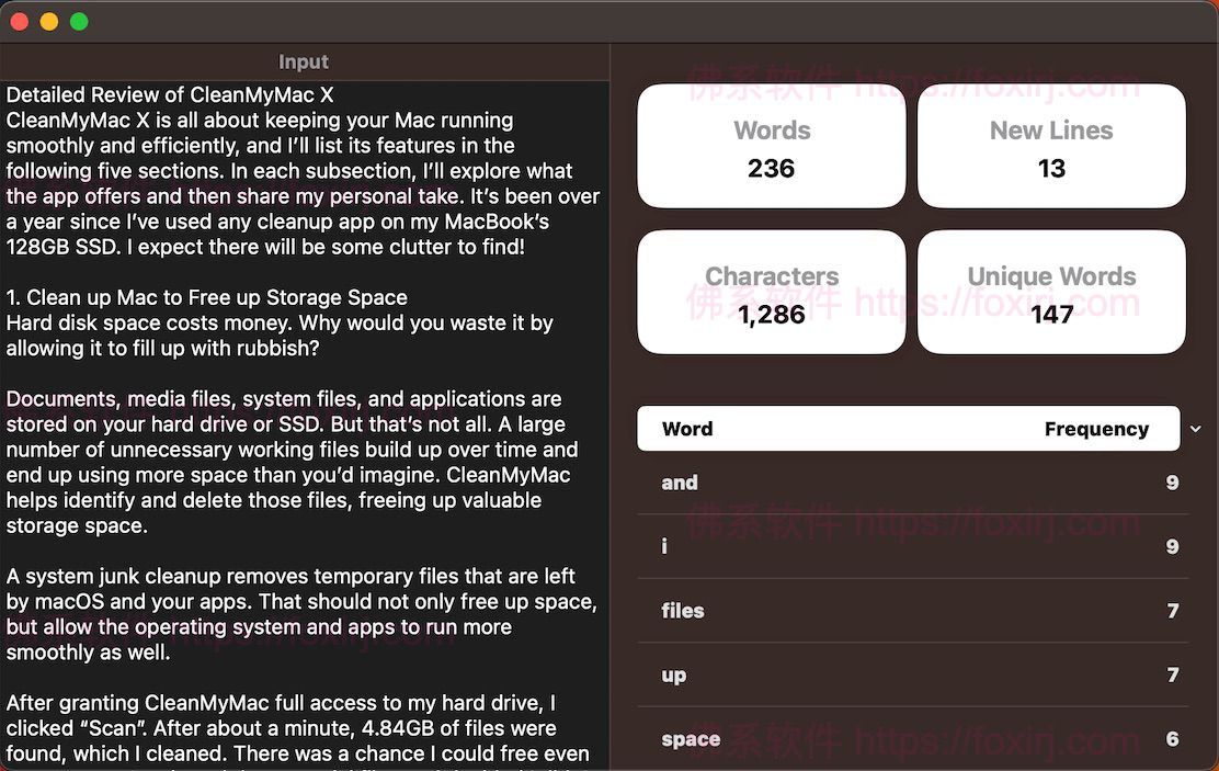 Instant Word Counter 1.1.1 即时单词计数器-佛系软件 Instant Word Counter 1.1.1 即时单词计数器-佛系软件
