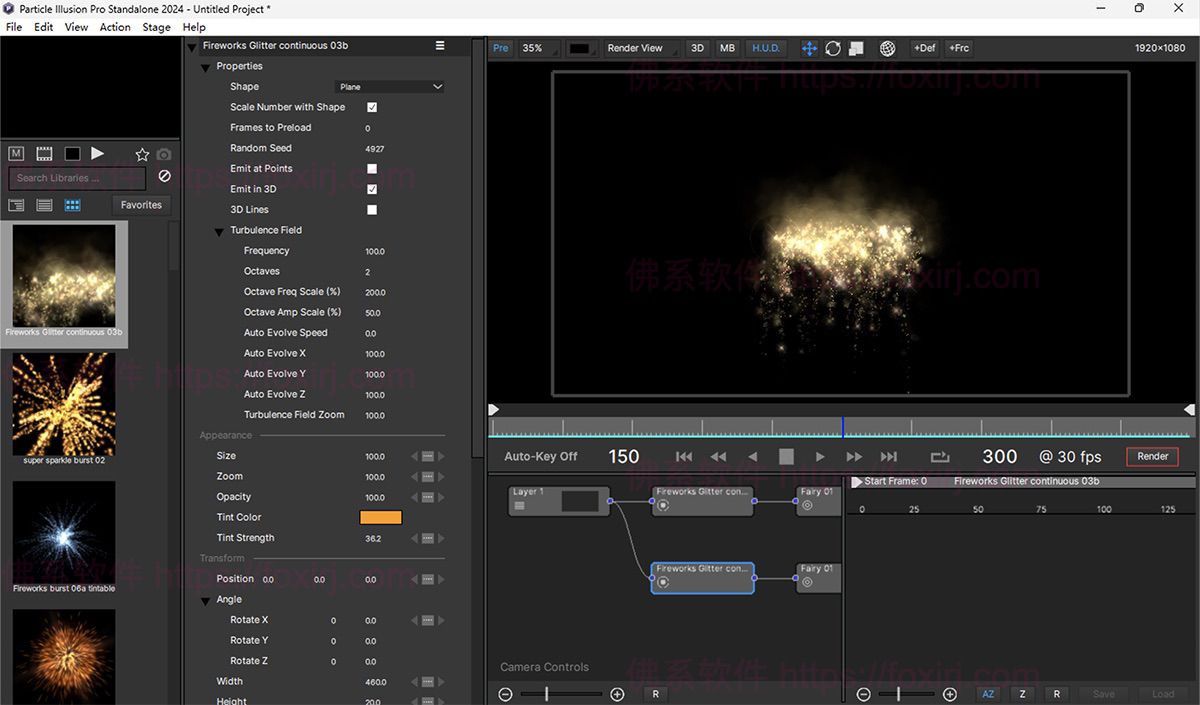 Boris FX Particle Illusion Pro 2025 18.5.1.653 幻影粒子视觉特效-佛系软件 Boris FX Particle Illusion Pro 2025 18.5.1.653 幻影粒子视觉特效-佛系软件
