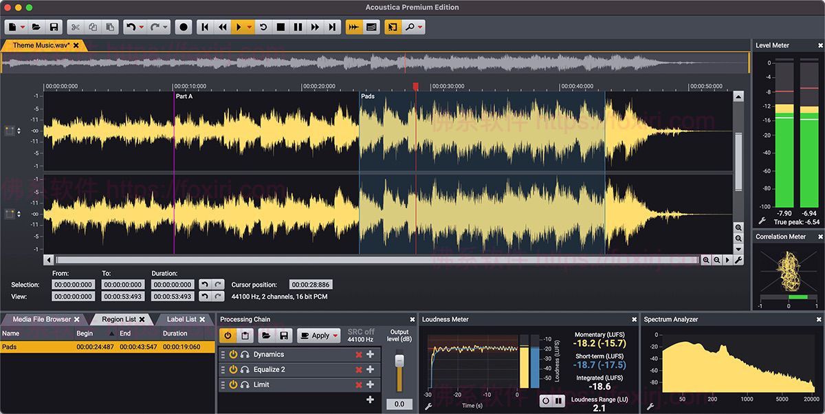 Acon Digital Acoustica Premium 7.7.8 数字音频编辑制作
