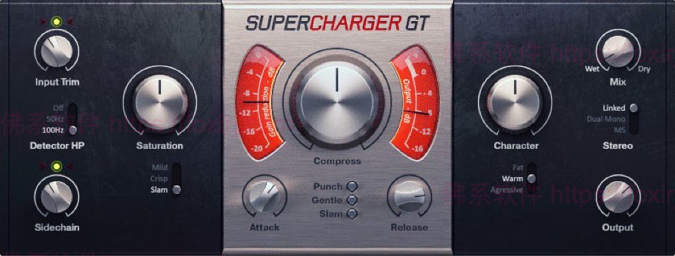 Native Instruments Supercharger GT 1.4.7 仿真电子管压缩器插件-佛系软件 Native Instruments Supercharger GT 1.4.7 仿真电子管压缩器插件-佛系软件