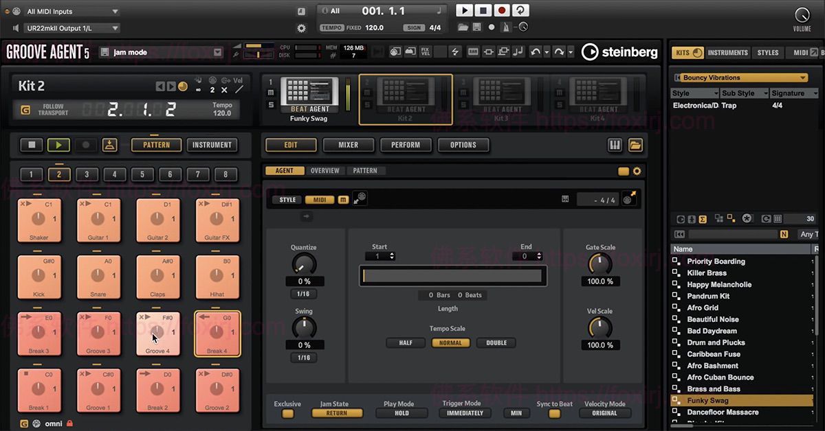 Steinberg Groove Agent 5.2.20 虚拟鼓手模拟-佛系软件 Steinberg Groove Agent 5.2.20 虚拟鼓手模拟-佛系软件
