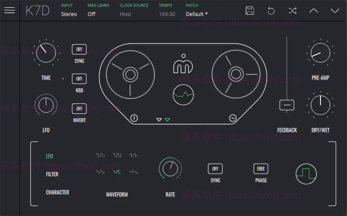 Imaginando K7D 1.4.4 老式磁带延迟插件